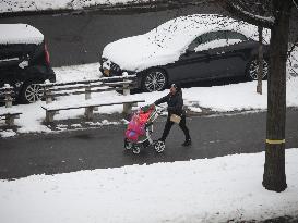 Snow Storm In New York