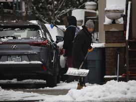 Snow Storm In New York