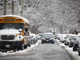 Snow Storm In New York