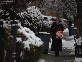 Snow Storm In New York