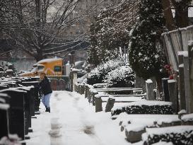 Snow Storm In New York