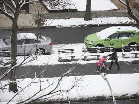 Snow Storm In New York