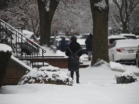 Snow Storm In New York