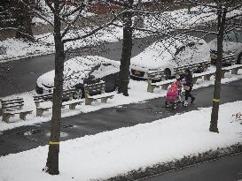 Snow Storm In New York