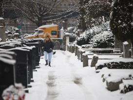 Snow Storm In New York