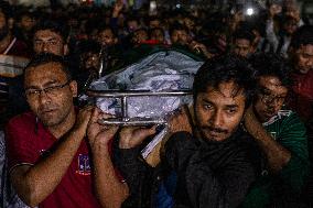 Coffin Procession Demands Ban On AL