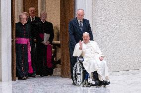 Pope Francis Attends The Weekly General Audience