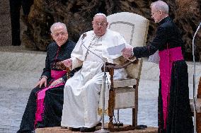 Pope Francis Attends The Weekly General Audience