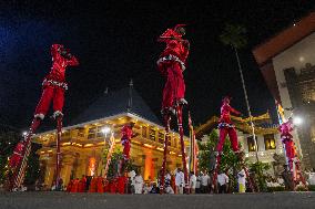 The Annual Nawam Buddhist Procession In Colombo