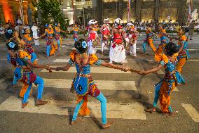 The Annual Nawam Buddhist Procession In Colombo