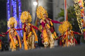 The Annual Nawam Buddhist Procession In Colombo