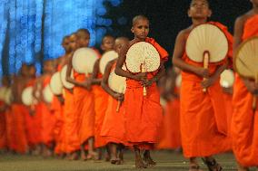 The Annual Nawam Buddhist Procession In Colombo