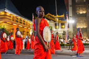 The Annual Nawam Buddhist Procession In Colombo