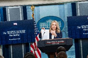 White House Press Briefing By  Press Secretary  Karoline Leavitt