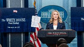 White House Press Briefing By  Press Secretary  Karoline Leavitt