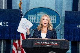 White House Press Briefing By  Press Secretary  Karoline Leavitt