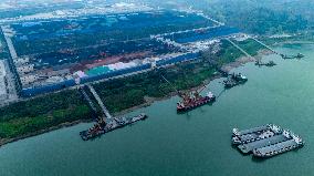 Guoyuan Port Container Terminal in Chongqing