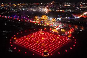 Yellow River Lantern Array in Wuzhong