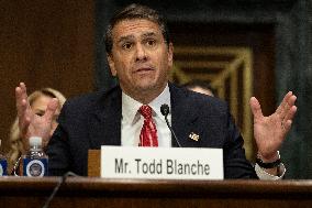 Todd Blanche and Abigail Slater Confirmation Hearing