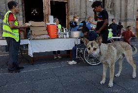 Non-governmental Organizations Offer Support To Migrants Stranded In Mexico City