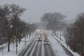 Major Snowstorm In Toronto, Canada