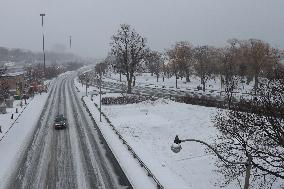 Major Snowstorm In Toronto, Canada