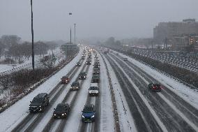 Major Snowstorm In Toronto, Canada