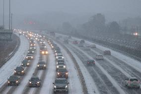 Major Snowstorm In Toronto, Canada