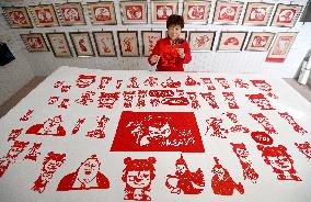 Ne Zha Themed Paper Cutting Works