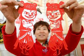 Ne Zha Themed Paper Cutting Works