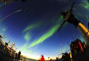 Aurora in Antarctica