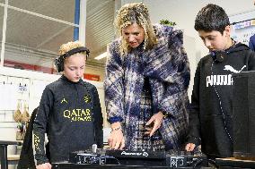 Queen Maxima Visits Primary Schools - Emmen