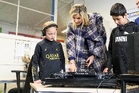 Queen Maxima Visits Primary Schools - Emmen