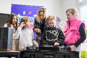 Queen Maxima Visits Primary Schools - Emmen