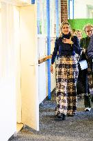 Queen Maxima Visits Primary Schools - Emmen