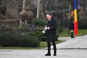 BUCHAREST: Romanian President Klaus Iohannis - Resignation Farwell Ceremony