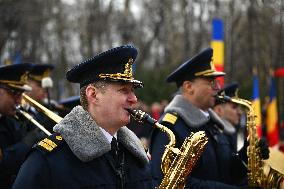 BUCHAREST: Romanian President Klaus Iohannis - Resignation Farwell Ceremony