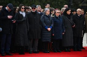 BUCHAREST: Romanian President Klaus Iohannis - Resignation Farwell Ceremony