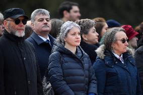 BUCHAREST: Romanian President Klaus Iohannis - Resignation Farwell Ceremony