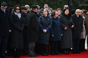 BUCHAREST: Romanian President Klaus Iohannis - Resignation Farwell Ceremony