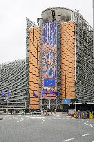 Headquarters Of The European Commission In Brussels