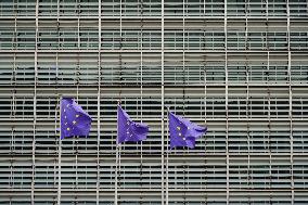 Headquarters Of The European Commission In Brussels