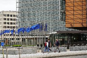 Headquarters Of The European Commission In Brussels