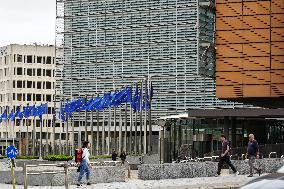 Headquarters Of The European Commission In Brussels