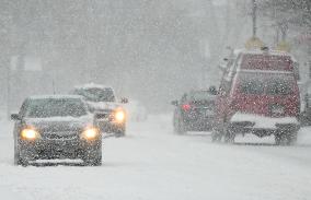 Heavy Snowfall in Canada