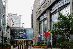 European Parliament Headquarters In Brussels