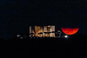 Full Moon At Castel Del Monte