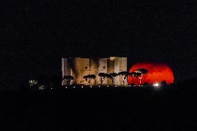 Full Moon At Castel Del Monte