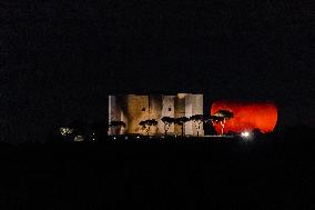 Full Moon At Castel Del Monte