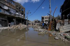 Destruction in Jabaliya Refugee Camp - Gaza